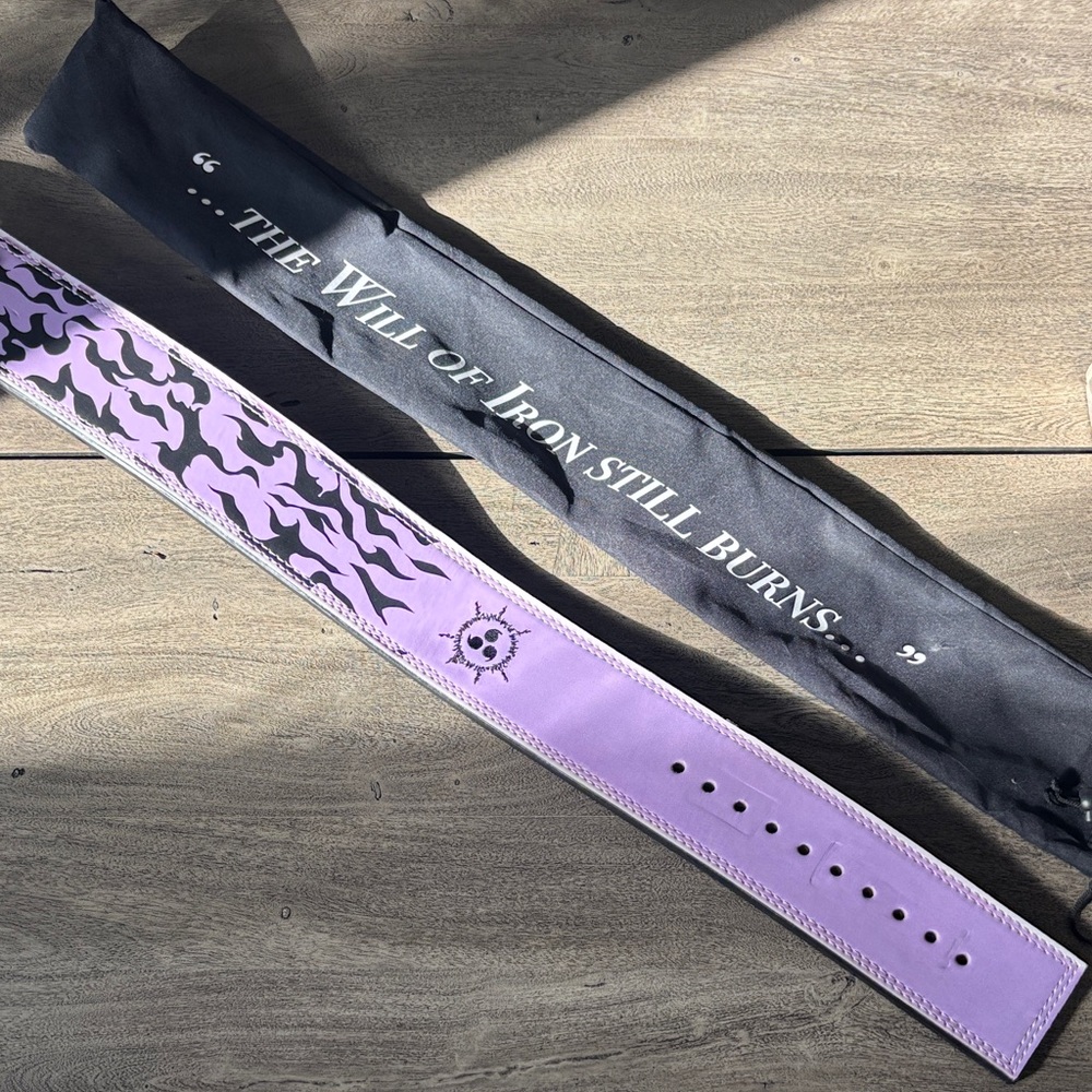 “Village Hidden in Iron” Lever weight lifting belt